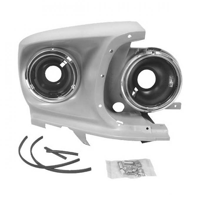 Ford Mustang Headlight Assembly - Right - Reproduction - All Models Except Shelby GT350 Or GT500