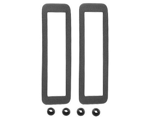 Ford Mustang Side Marker Light Bezels - Front