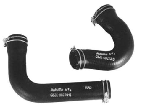 Ford Mustang Radiator Hose Set - 2 Hoses - Script - 250 6 Cylinder