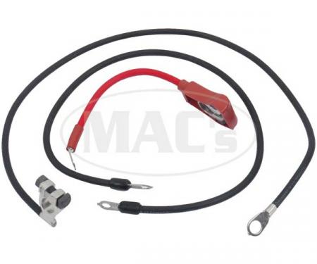 Ford Mustang Battery Cable Set - Reproduction - All 6 Cylinder Engines