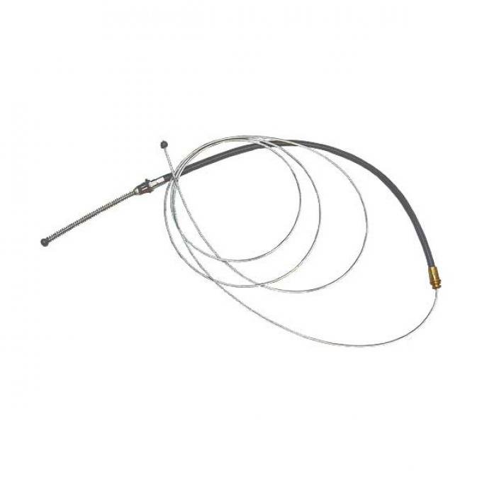 Ford Mustang Rear Emergency Brake Cable - Right - 133-1/8 -250 6 Cylinder & All V-8 Engines