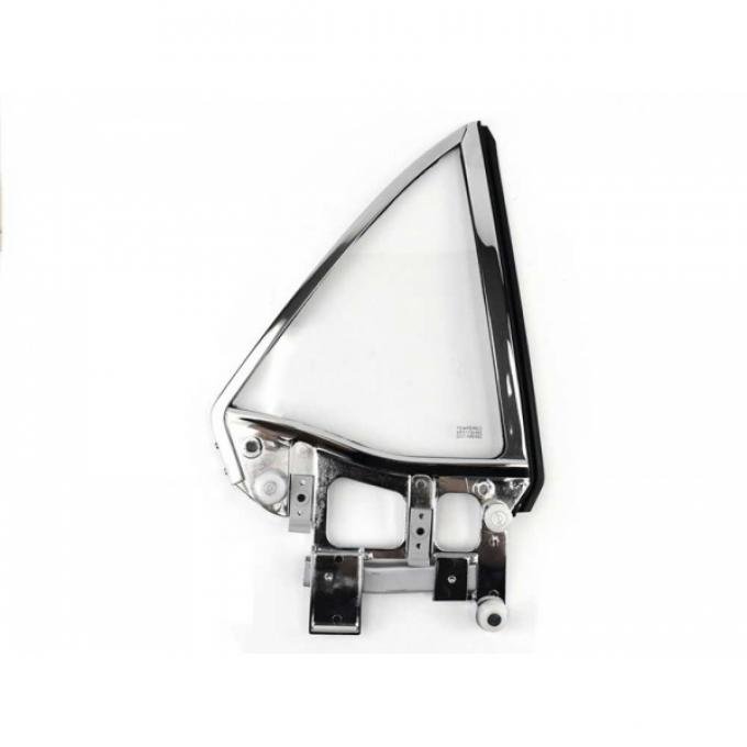 Ford Mustang - Convertible Quarter Window Assembly, Right, Clear, 1965-1966