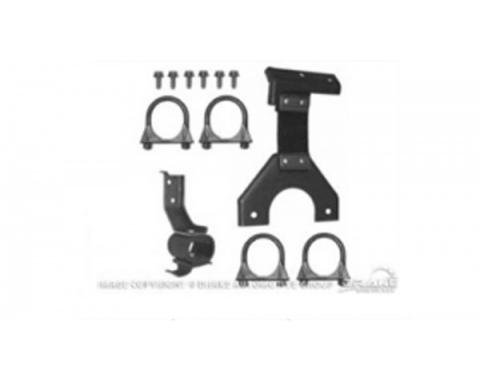 Ford Mustang Exhaust Hanger Kit, Single Exhaust Mount Kit 2.25" 1968-70