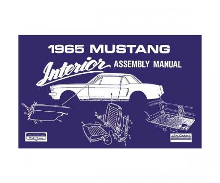 Ford Mustang Interior Trim Assembly Manual - 48 Pages