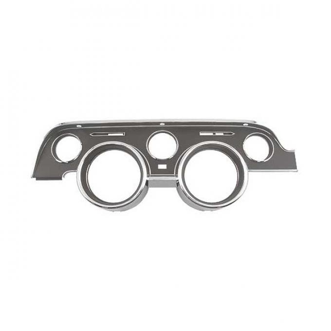 Ford Mustang Instrument Bezel - Black Plastic Camera Case Finish And Chrome