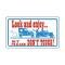 Magnetic Sign - Look and Enjoy But Please Don't Touch - 3 X 5