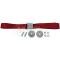 Seatbelt Solutions 1949-1979 Ford | Mercury Lap Belt, 74" with Chrome Lift Latch 1800742007 | Red