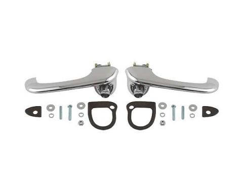 Outside Door Handle Set - Chrome - Right and Left