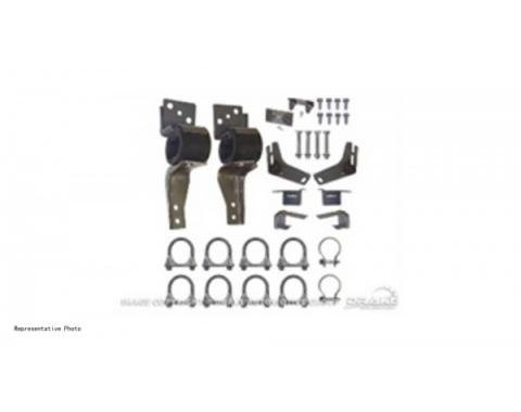 Ford Mustang Dual Exhaust Mount Kit 2.25” - Original Transverse Muffler 1967-69