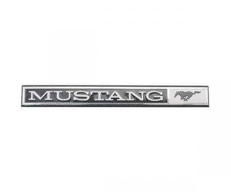 Daniel Carpenter Ford Mustang Dash Panel Emblem Insert - Mustang - Peel & Stick Type - Body Styles 63A, 63B, 76A & 76B C9ZZ-6304460-BI