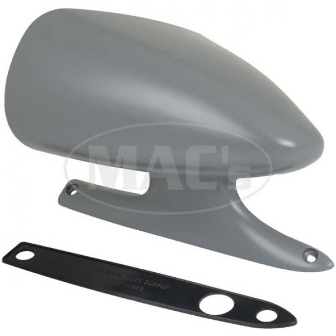 Redline Restomotive® Mustang 71-73 (Rectangular) Outside Mirror - RH, Manual Ctl LG-10-380/RH