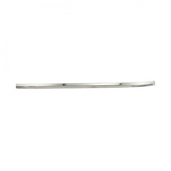 Ford Mustang Upper Windshield Moulding - Front Outside - Left - Bright Metal - Coupe & Fastback