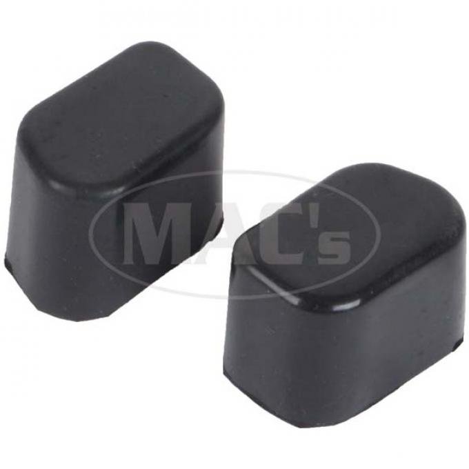 Ford Mustang Fastback Rear Seat Latch Bumpers - Rubber