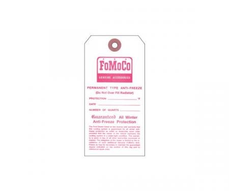 Antifreeze Tag - FoMoCo