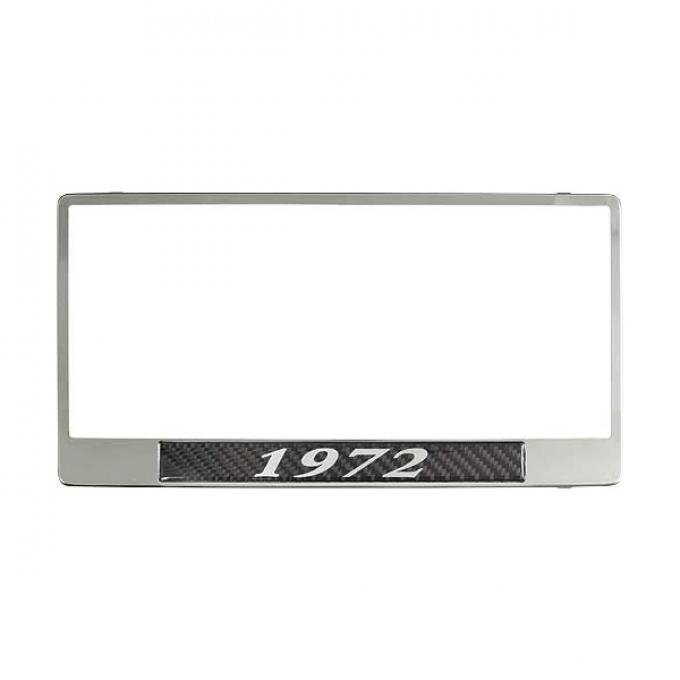 License Plate Frame - 1972