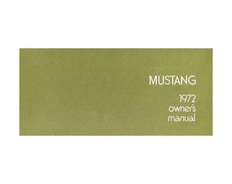 Mustang Owner's Manual - 56 Pages