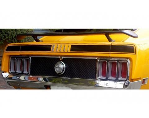 Ford Mustang Trunk Lid Stripe Kit - Mach 1 - 3 Pieces - Black