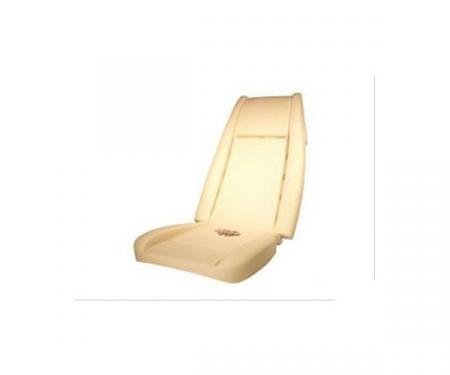 Ford Mustang Seat Foam Set - Includes Seat Cushion & Seat Back - Standard Or Deluxe Interior - Hi-Back Bucket Seat