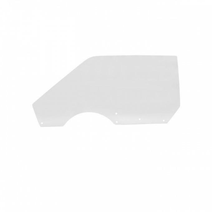 Door Glass, Left - 71-73 Ford Mustang - Fastback