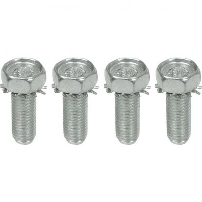 Upper Shock Mount Bolts With Integral Star Washer, Set of 4