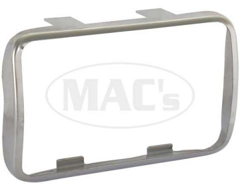 Ford Mustang Clutch Pedal Pad Trim Ring - Stainless Steel