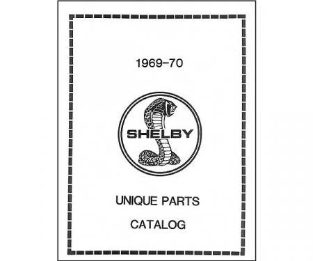 Ford Mustang Shelby Unique Parts Catalog - 32 Pages