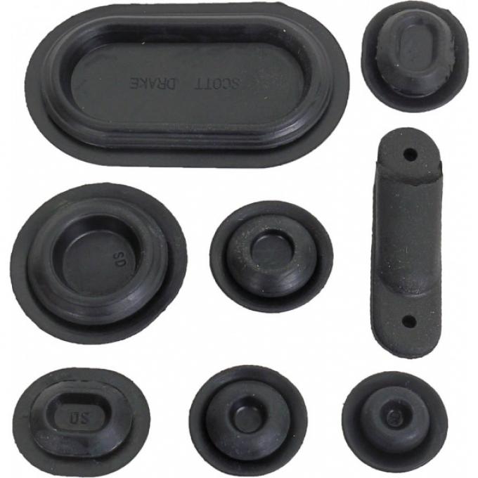 Ford Mustang Rubber Grommet Kit 28 Pieces