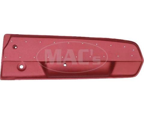 Ford Mustang Door Trim Panels - Red - Deluxe Interior