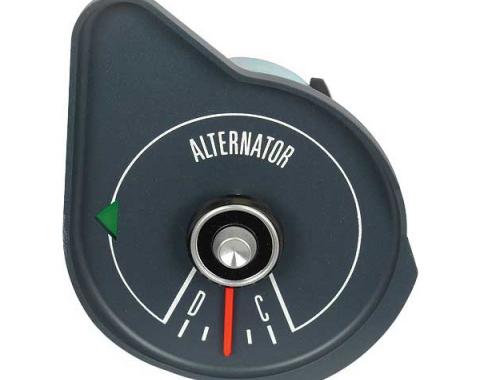 Ford Mustang Amp Gauge - With Gray Face - Replaces Stamping# C9ZF-10671