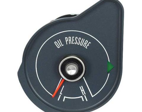 Ford Mustang Oil Pressure Gauge - With Gray Face - ReplacesStamping # C9ZF-9B309-A