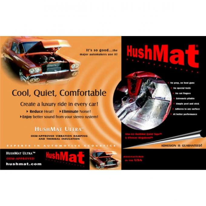 Hushmat Ultra Insulation, Door, Firewall Or Roof, For El Camino Or GMC Sprint, 1968-1972