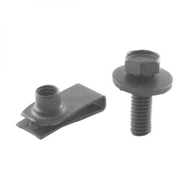 Ford Mustang Radiator Mounting Nut & Bolt Set Mustang Depot