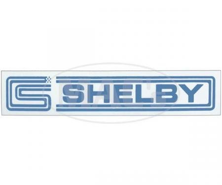 Decal - Shelby Logo - 1-1/2 High X 7-1/2 Long