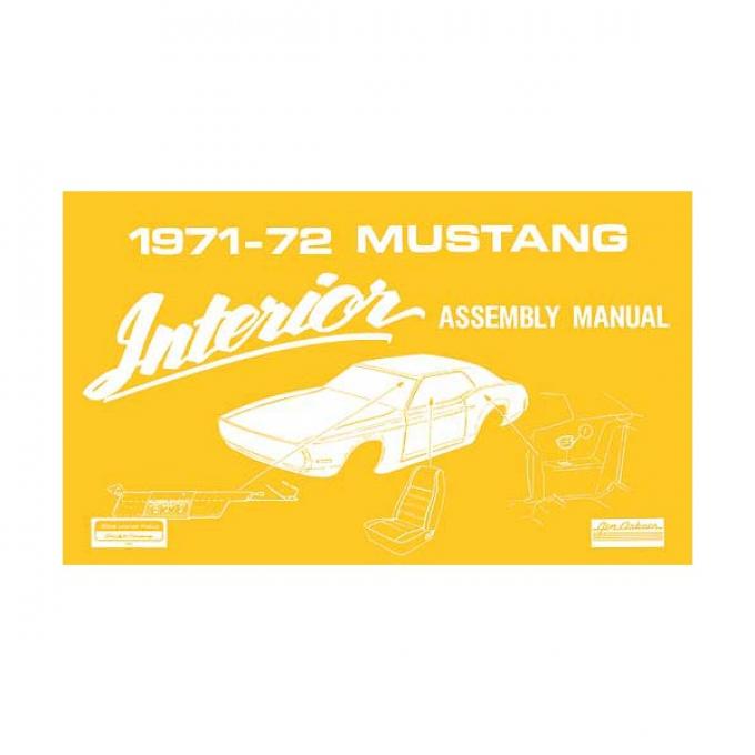 Ford Mustang Interior Trim Assembly Manual - 58 Pages
