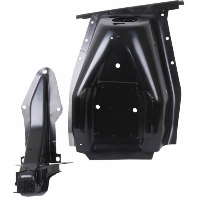 Ford Mustang Inner Shock Tower - Right - Attaches To Front & Rear Fender Aprons