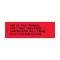 Tag - Voltage Regulator Warning