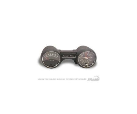 Ford Mustang Rally-Pac - With 8000 RPM Tach - With Rally Pac Logo In The Center & Mustang On The Tach Face - For V8 Engines Except GT