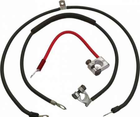Ford Mustang Battery Cable Set - Reproduction - All 6 Cylinder & V-8 Engines Before 11-12-1969 - Light Duty