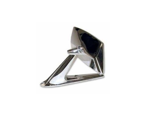Outer Rectangular Mirror, Standard, Right, Falcon, Fairlane, Galaxie, Ranchero, Torino, 1967-1979