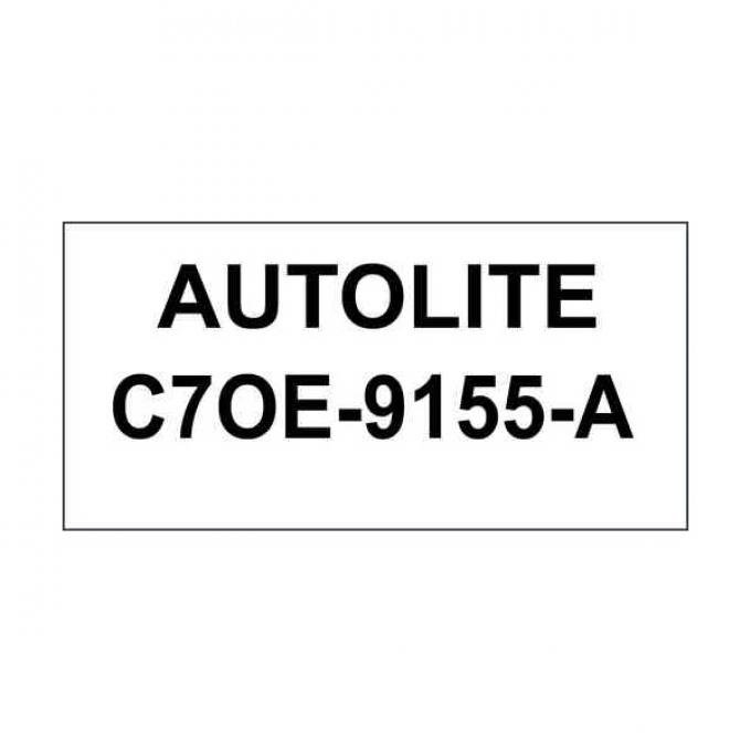 Decal - Autolite