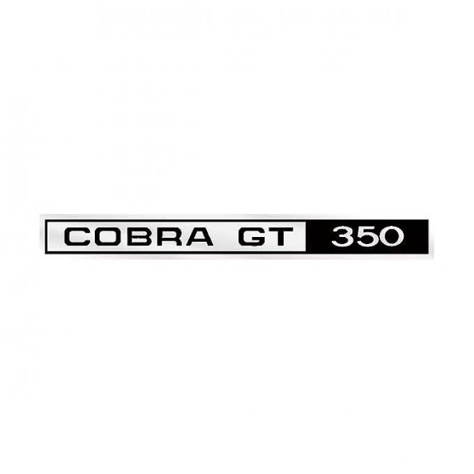 Ford Mustang Dash Panel Decal - Cobra GT 350
