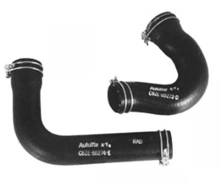 Ford Mustang Radiator Hose Set - 2 Hoses - Script - 250 6 Cylinder