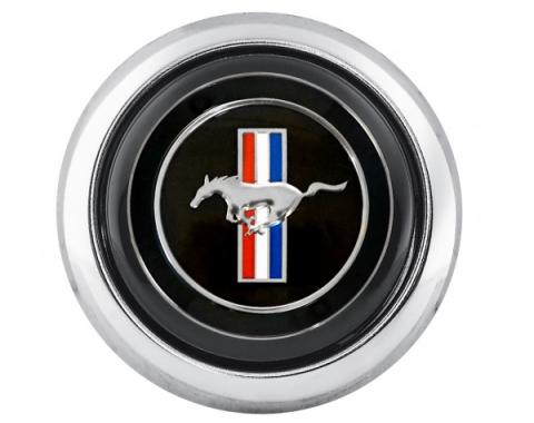 Mustang Tri-Bar Horn Button