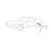 Ford Mustang Rear Wheel Opening Moulding - Left - Fastback