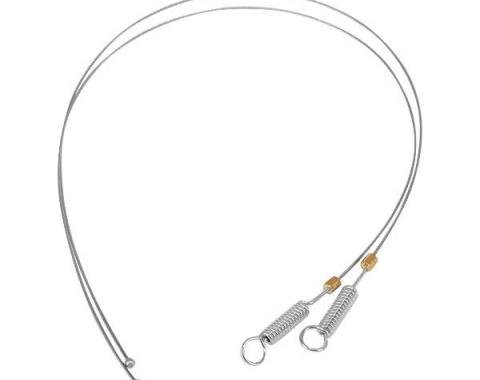 Ford Mustang Convertible Top Side Tension Cables - Spring Type