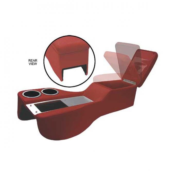 Ford Mustang Saddle Cruiser Console - Coupe & Fastback & Convertible - Dark Red