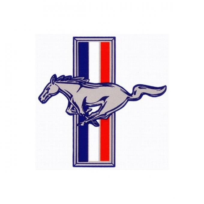 Ford Mustang Decal - Running Horse With Tri-Bar - 5 High - Left