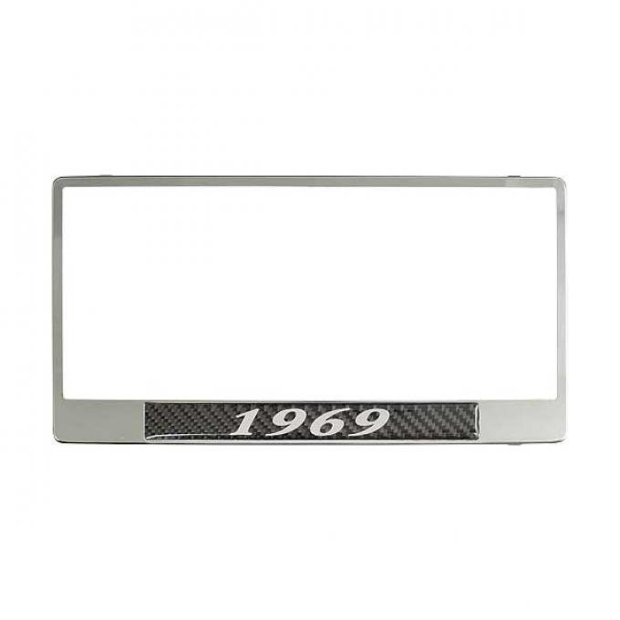 License Plate Frame - 1969