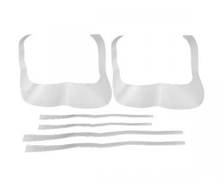 Ford Mustang Exterior Stripe Kit - C Stripe - White (Non-reflective)