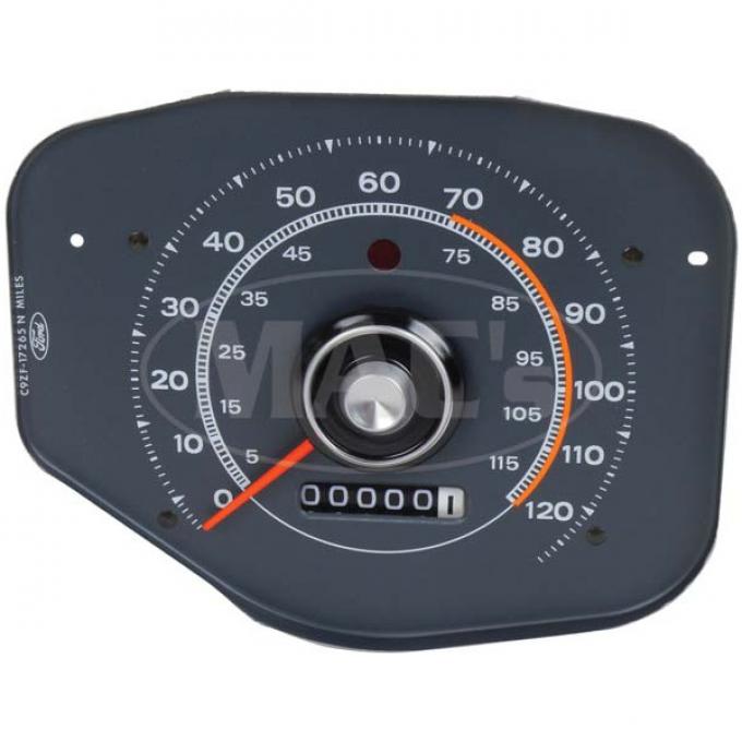 Ford Mustang Speedometer Assembly - Gray Face - Replaces Stamping # C9ZF-17265